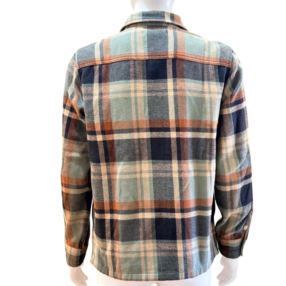 Outerknown Blanket Shirt Mens M Plaid Organic Cotton Heavyweight Flannel - Picture 2 of 12